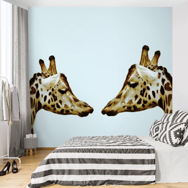 Tapeter modernt Giraffes In Love