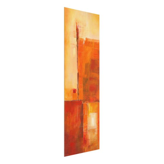 Tavlor abstrakt Petra Schüßler - Abstract Orange Brown