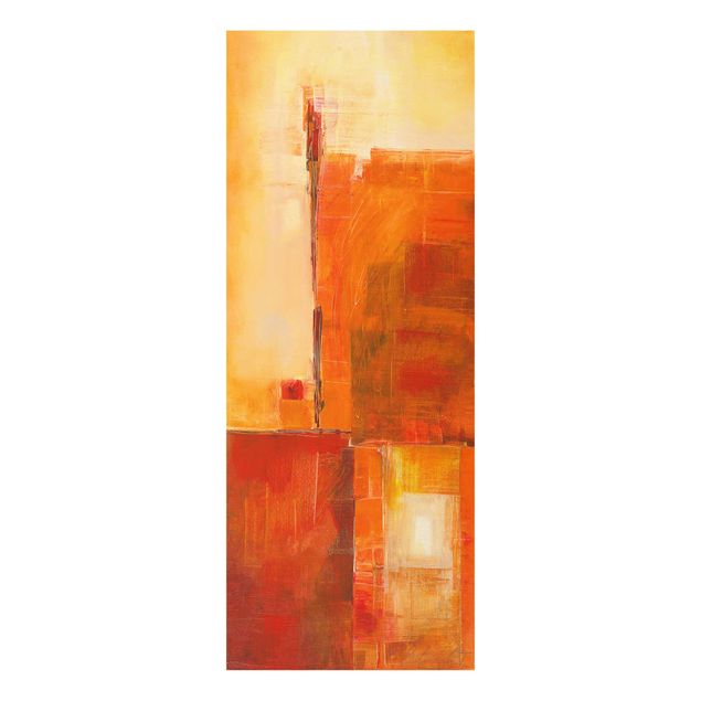 Tavlor brun Petra Schüßler - Abstract Orange Brown
