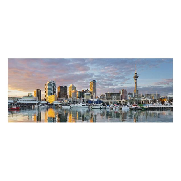 Tavlor modernt Auckland Skyline Sunset