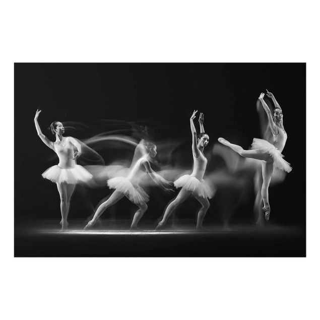 Tavlor svart och vitt Ballerina Art Wave