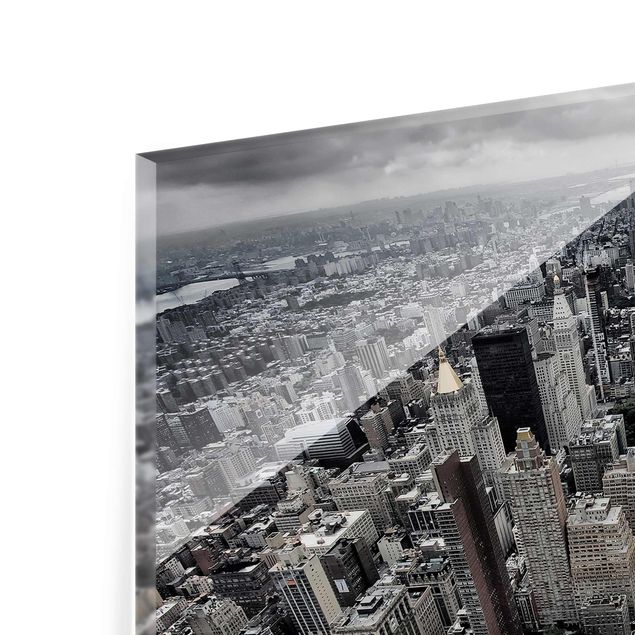 Tavlor svart och vitt View Over Manhattan
