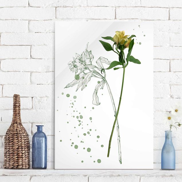 Kök dekoration Botanical Watercolour - Lily