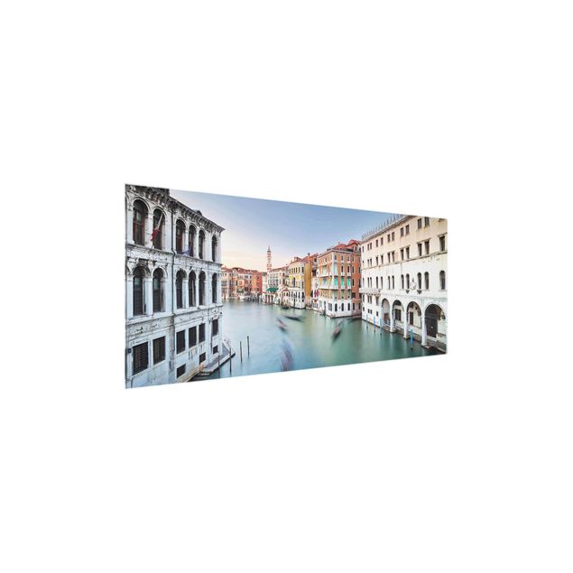 Tavlor modernt Grand Canal View From The Rialto Bridge Venice