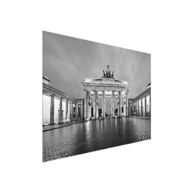 Glastavlor Paris Illuminated Brandenburg Gate II