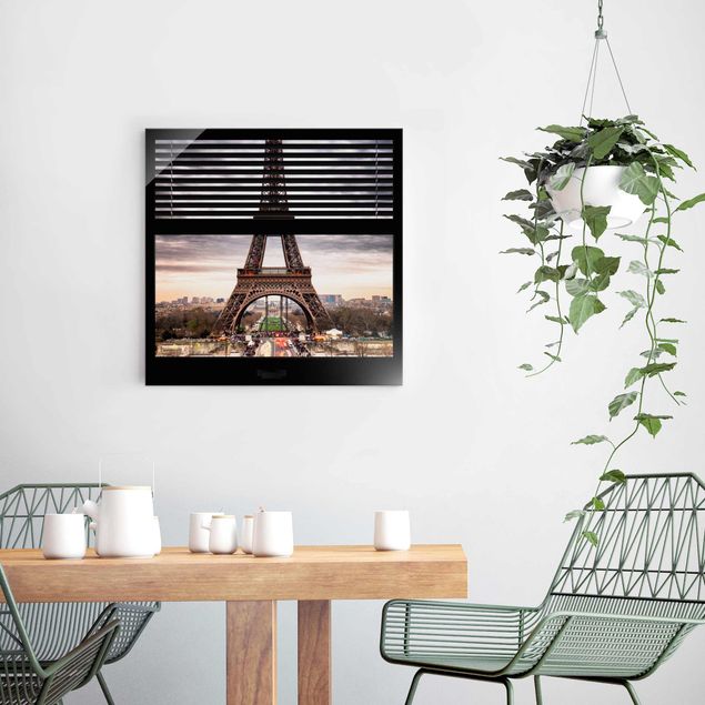 Glastavlor Paris Window Blinds View - Eiffel Tower Paris