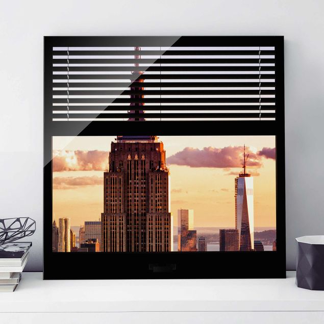 Glastavlor New York Window View Blind - Empire State Building New York