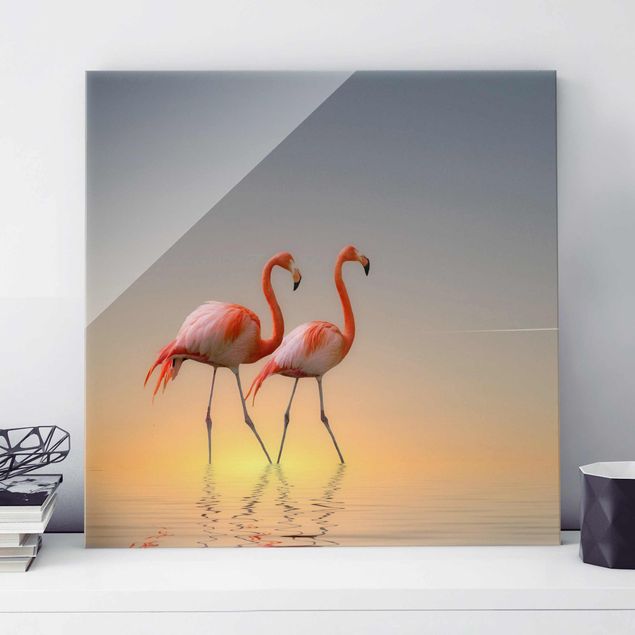 Kök dekoration Flamingo Love
