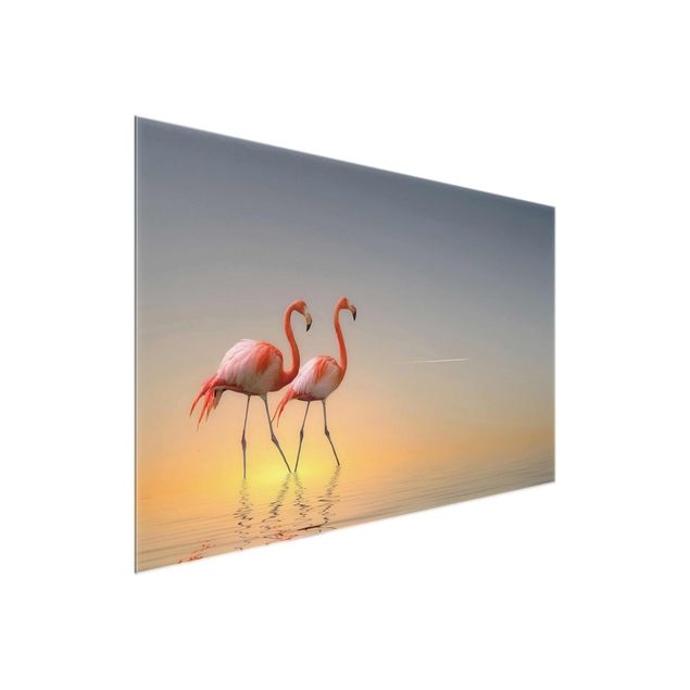 Tavlor hav Flamingo Love