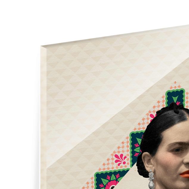 Tavlor Frida Kahlo - Flowers And Geometry
