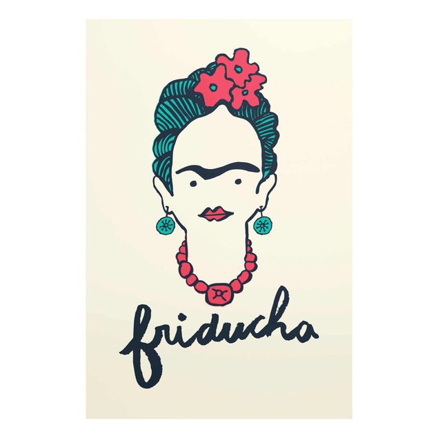 Tavlor porträtt Frida Kahlo - Friducha