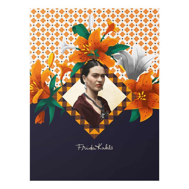 Tavlor modernt Frida Kahlo - Lilies