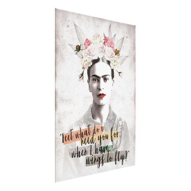 Tavlor konstutskrifter Frida Kahlo - Quote