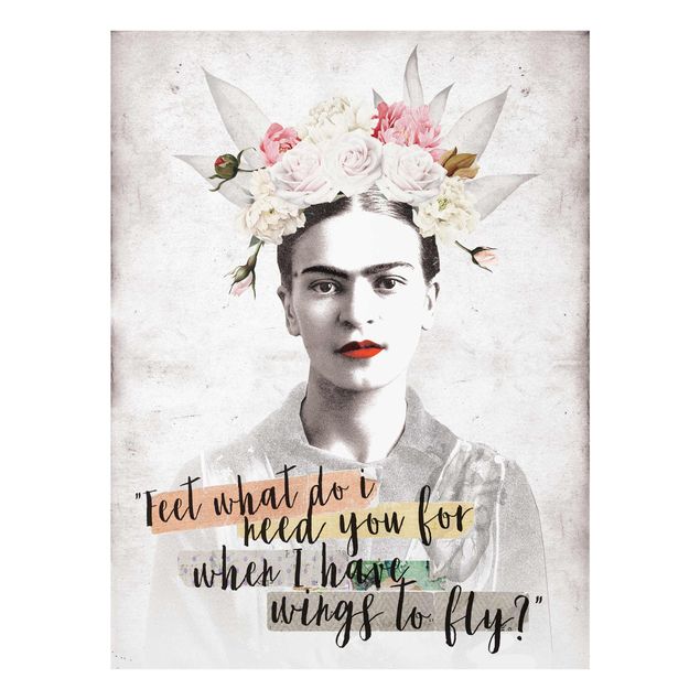 Tavlor porträtt Frida Kahlo - Quote