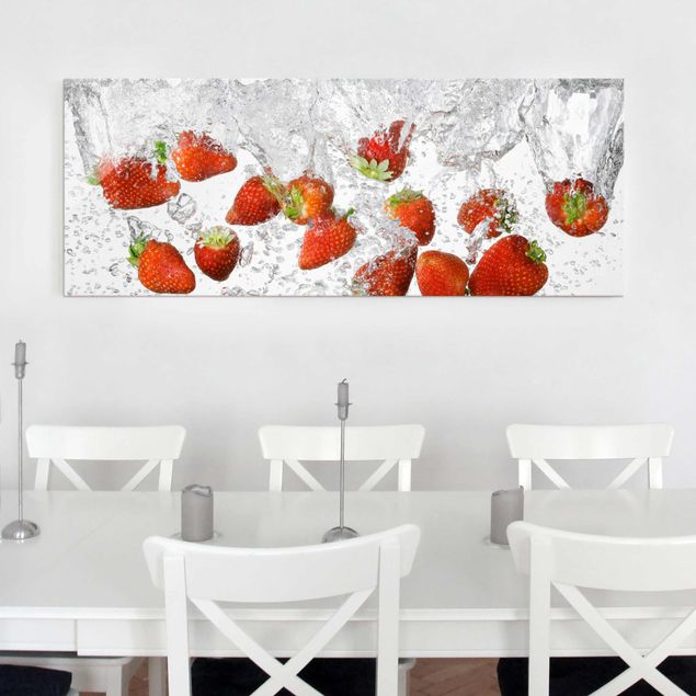 Kök dekoration Fresh Strawberries In Water