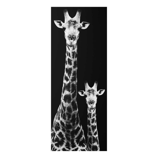 Tavlor Afrika Giraffe Duo black & white