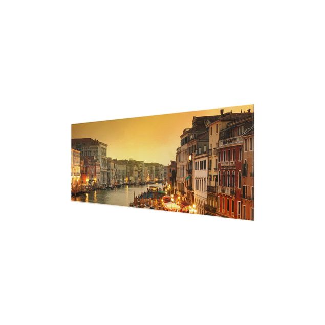Glas Magnettavla Grand Canal Of Venice