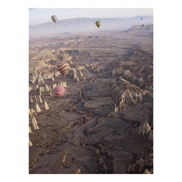 Tavlor modernt Hot Air Balloons Over Anatolia