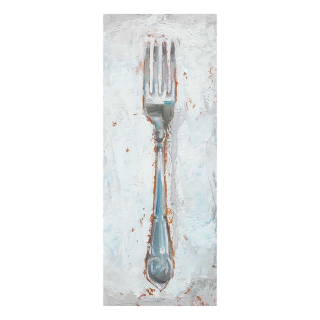 Glas Magnettavla Impressionistic Cutlery - Fork