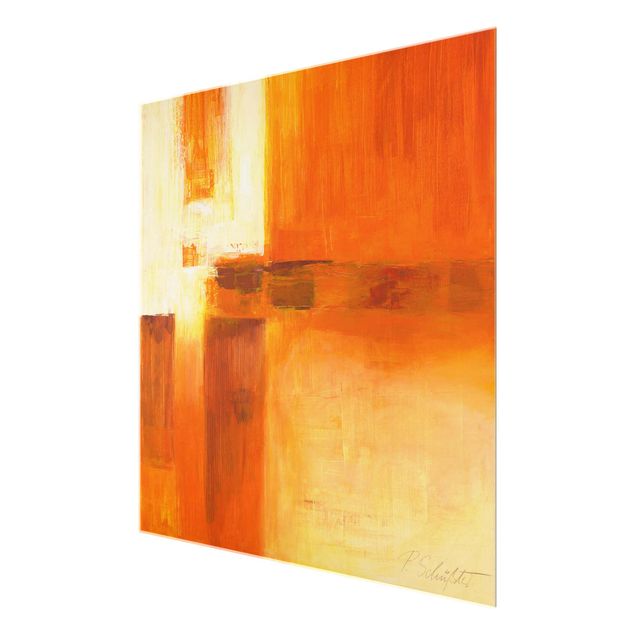 Tavlor Petra Schüssler Petra Schüßler - Composition In Orange And Brown 01