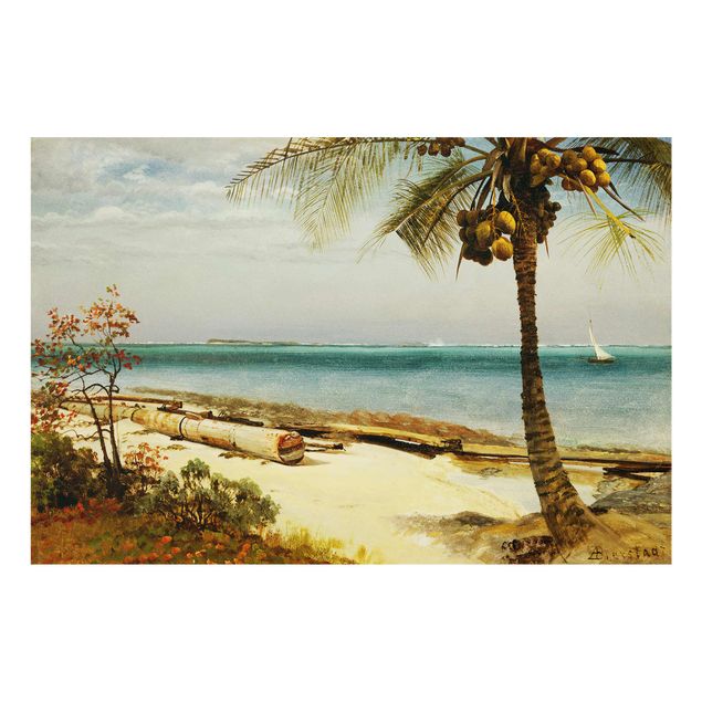 Tavlor landskap Albert Bierstadt - Tropical Coast