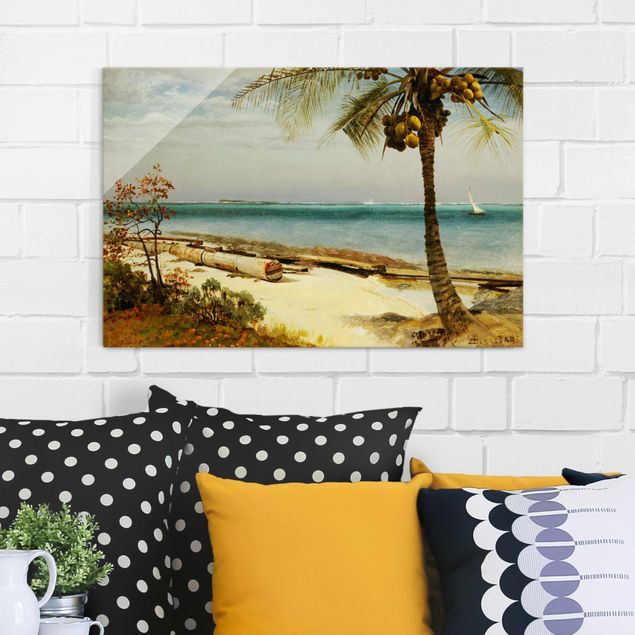 Kök dekoration Albert Bierstadt - Tropical Coast