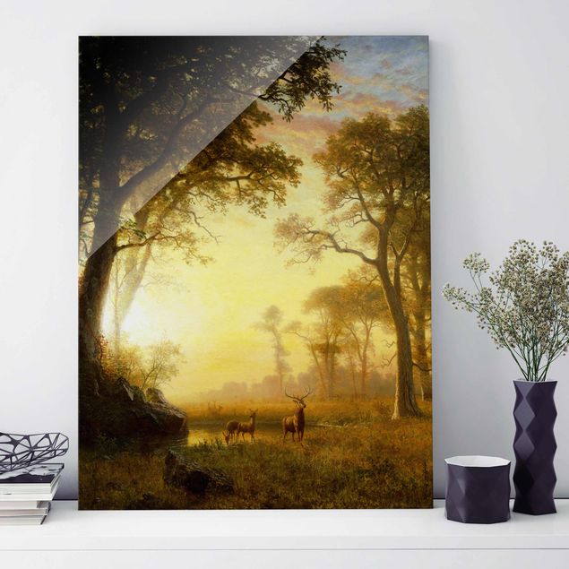Kök dekoration Albert Bierstadt - Light in the Forest