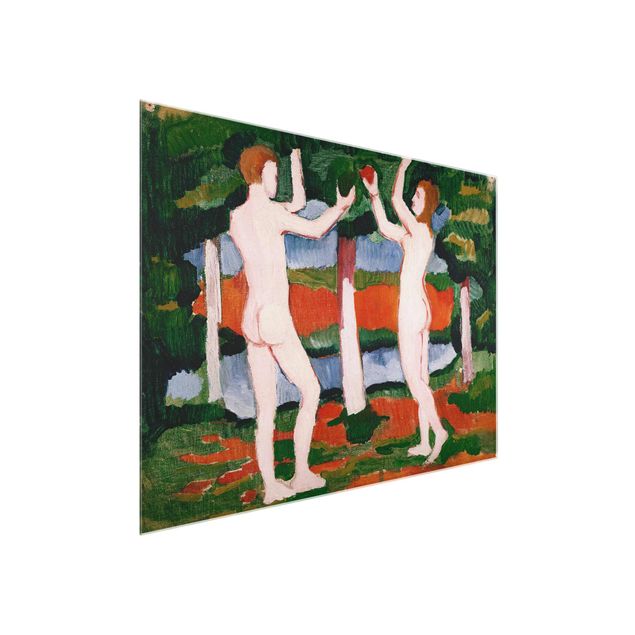 Konststilar August Macke - Adam And Eve