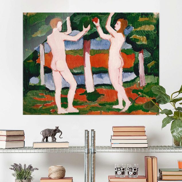 Konststilar Expressionism August Macke - Adam And Eve