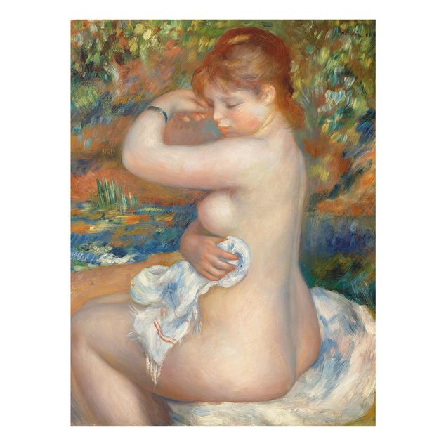 Glastavlor naken och erotik Auguste Renoir - After the Bath