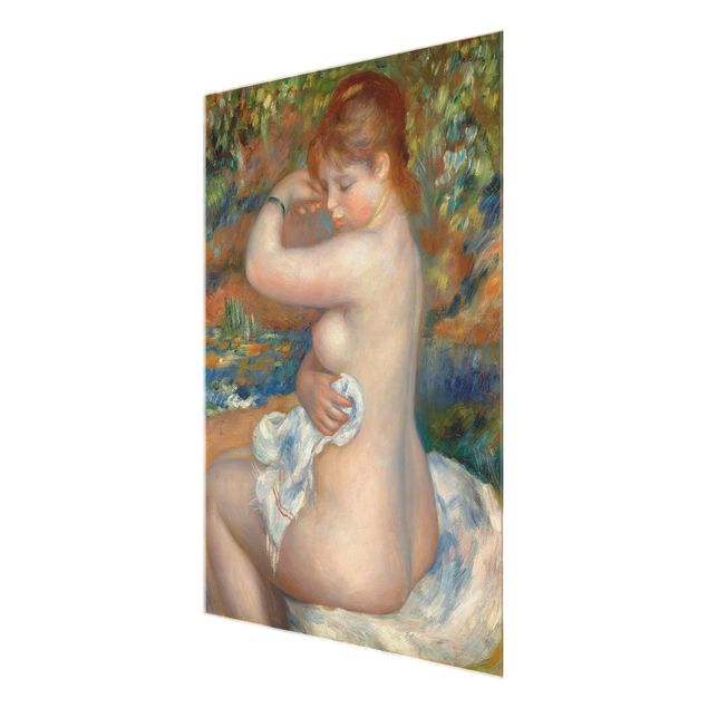 Tavlor naken och erotik Auguste Renoir - After the Bath