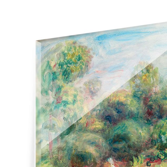 Glastavlor landskap Auguste Renoir - Landscape At Cagnes