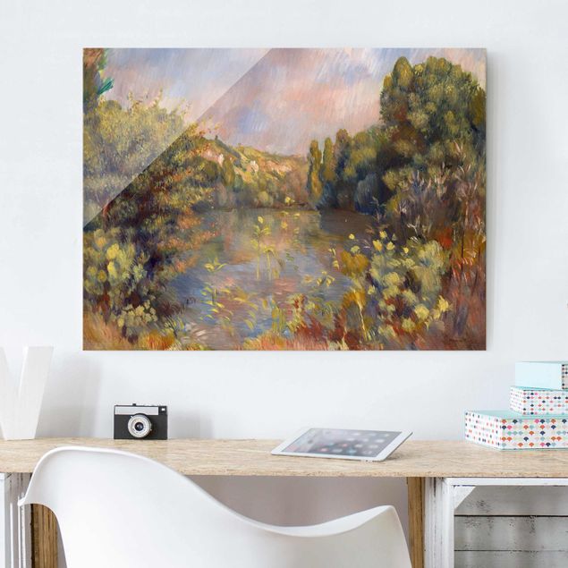 Konststilar Impressionism Auguste Renoir - Lakeside Landscape