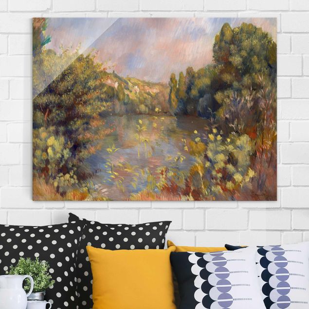 Kök dekoration Auguste Renoir - Lakeside Landscape