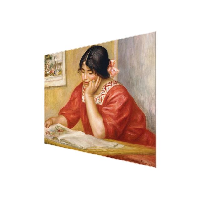 Tavlor porträtt Auguste Renoir - Leontine Reading