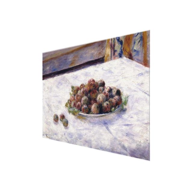 Tavlor stillliv Auguste Renoir - Still Life, A Plate Of Plums