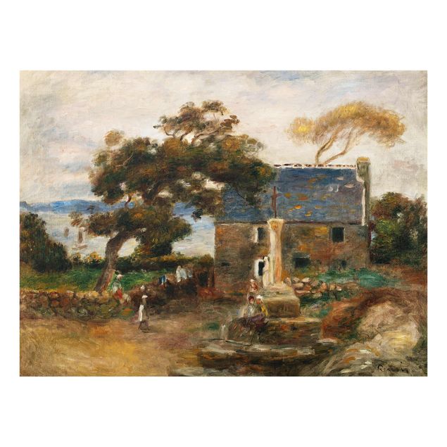 Tavlor konstutskrifter Auguste Renoir - Treboul Near Douardenez, Brittany