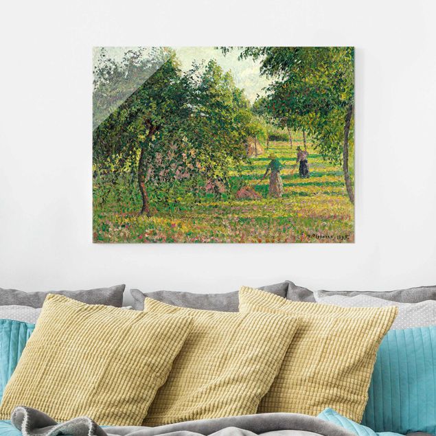 Konststilar Impressionism Camille Pissarro - Apple Trees And Tedders, Eragny