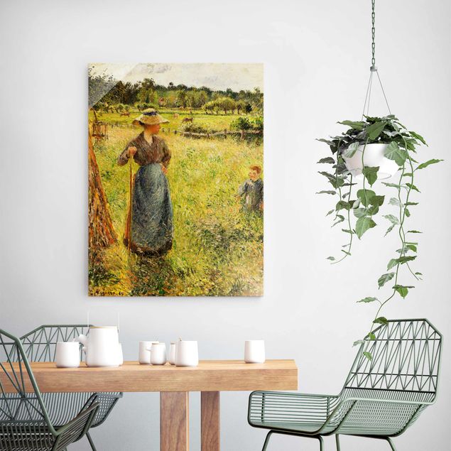 Konststilar Impressionism Camille Pissarro - The Haymaker