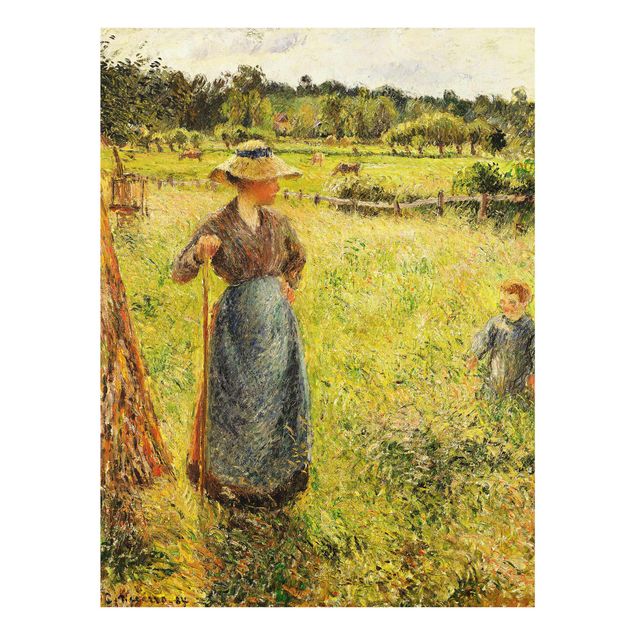 Konststilar Romantik Camille Pissarro - The Haymaker