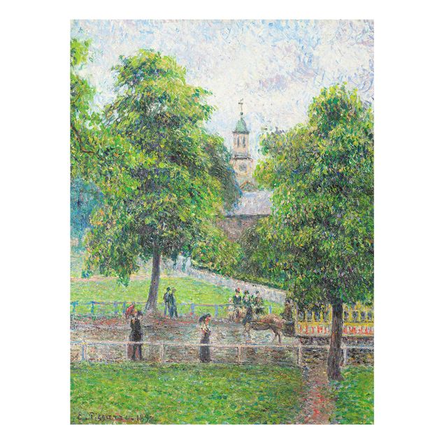 Konststilar Pointillism Camille Pissarro - Saint Anne's Church, Kew, London