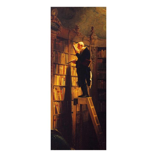 Tavlor konstutskrifter Carl Spitzweg - The Bookworm