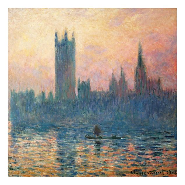 Konstutskrifter Claude Monet - London Sunset