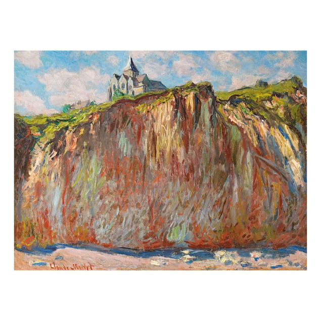 Tavlor landskap Claude Monet - The Church Of Varengeville In The Morning Light