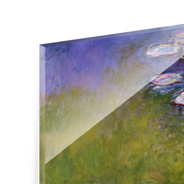 Glastavlor landskap Claude Monet - Water Lilies