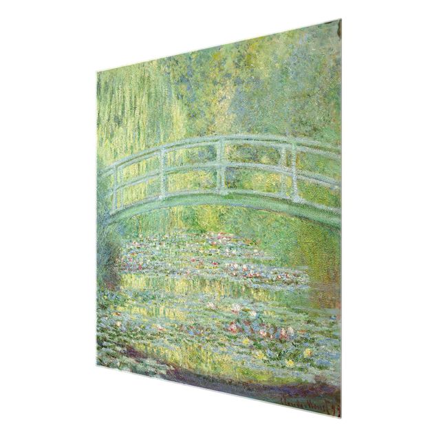 Tavlor landskap Claude Monet - Japanese Bridge