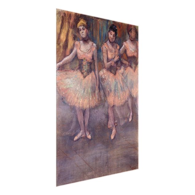 Konstutskrifter Edgar Degas - Three Dancers before Exercise