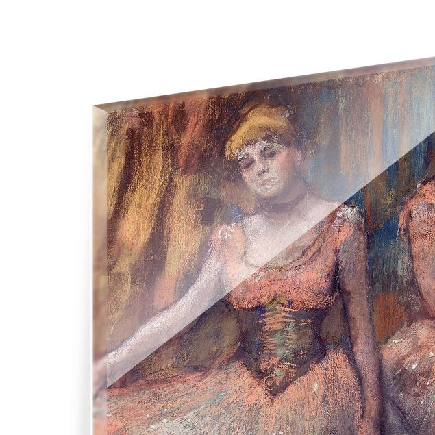 Tavlor porträtt Edgar Degas - Three Dancers before Exercise