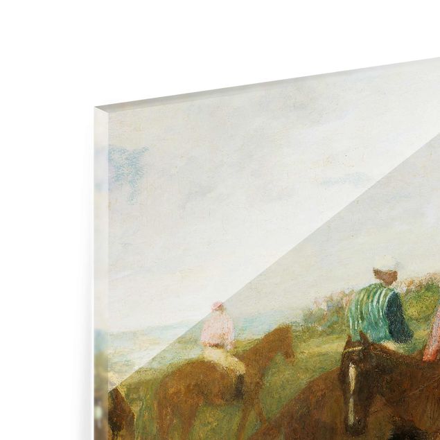 Tavlor modernt Edgar Degas - Jockeys On Race Track