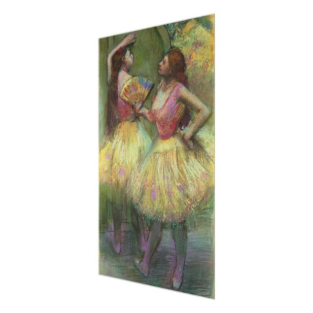 Tavlor konstutskrifter Edgar Degas - Two Dancers Before Going On Stage